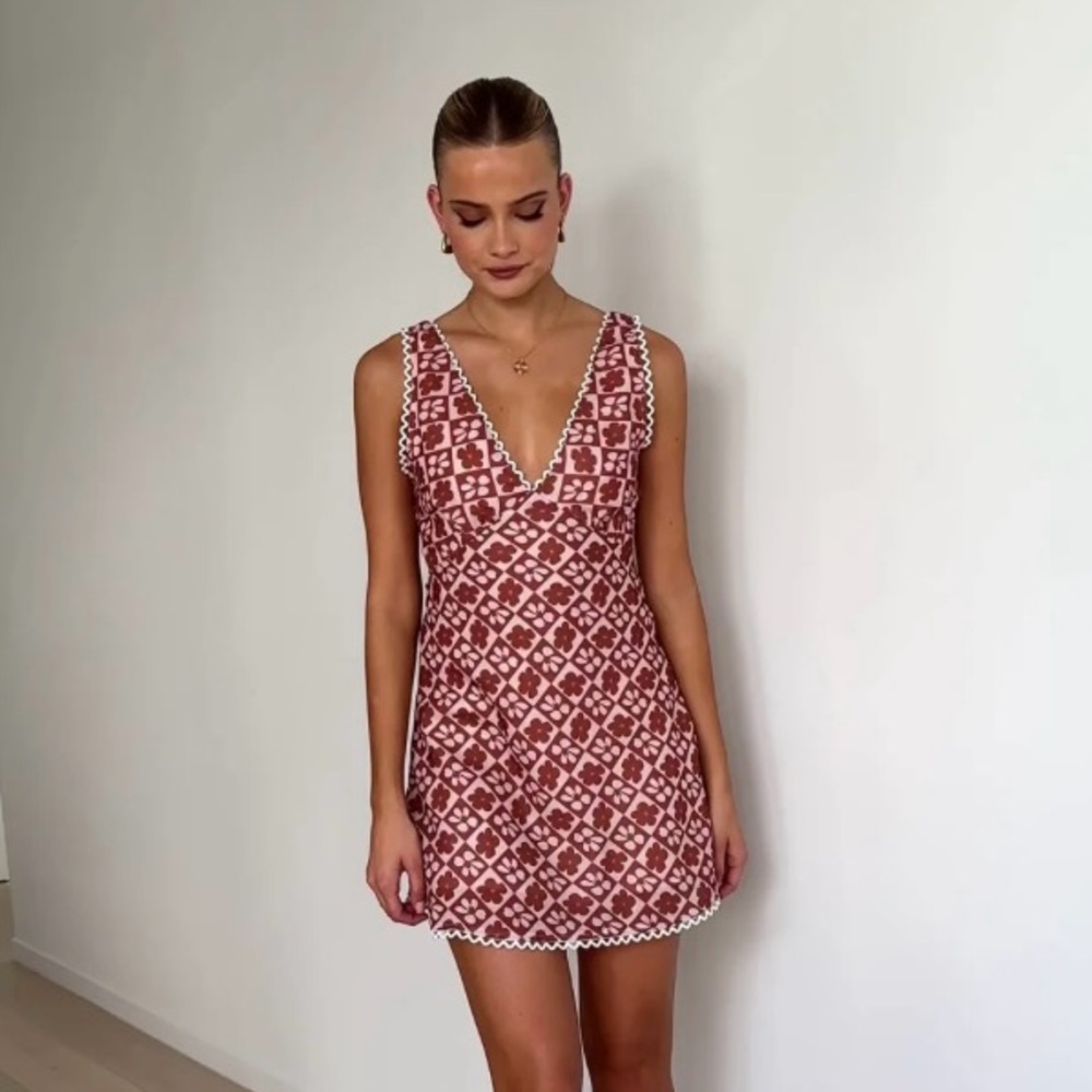 🔥Billy J Sleeveless V-Neck Mini Sundress